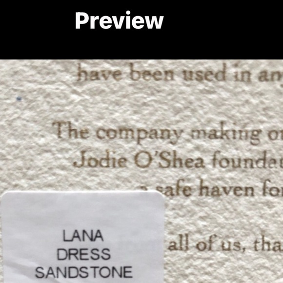 Savannah Morrow The Label Lana Dress Maxi Sandstone Silk Bamboo NWT - Picture 7 of 14